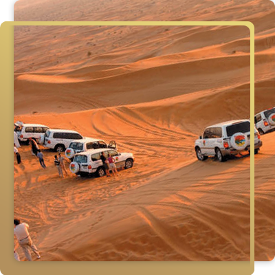 Dune bashing